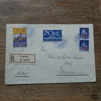 1924 toller FLUGPOST - R-Beleg Grenchen - ZÜRICH s. Bilder