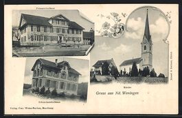 Passepartout-AK Niederweningen, Primar- 