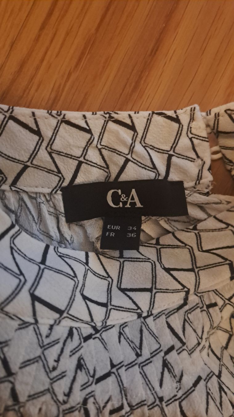 C&A Camicette: Bluse mit Muster C&A – Usato da Seengen venduto da ja6_65wp 4