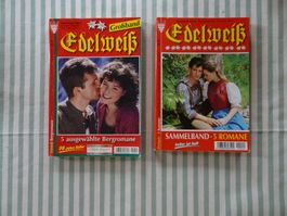 2 alte Romane EDELWEISS - Sammelbände - M339