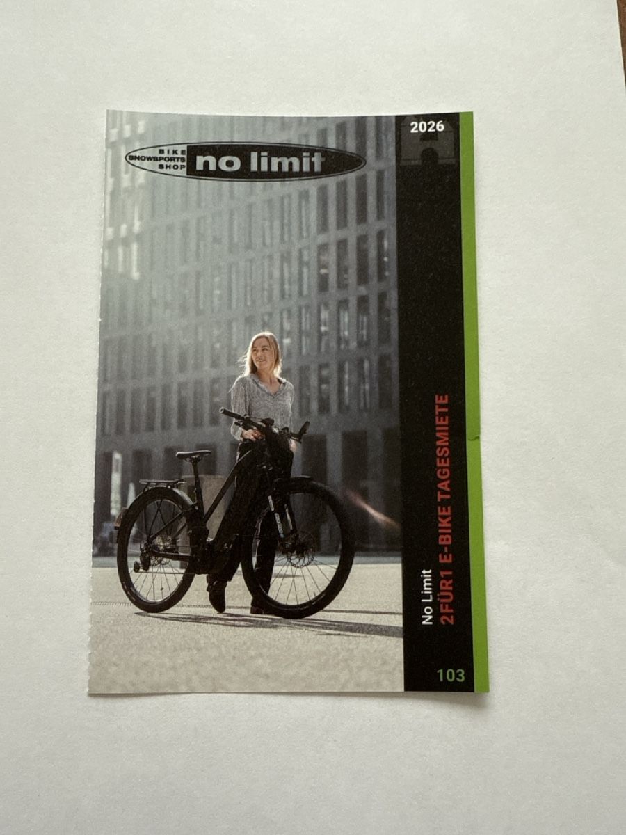 Buoni: 2für1 Gutschein No Limit – Nuovo (secondo la descrizione) da Veltheim AG venduto da N377Y