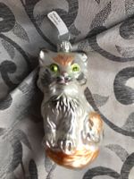 Katze hellbeige Christbaumschmuck