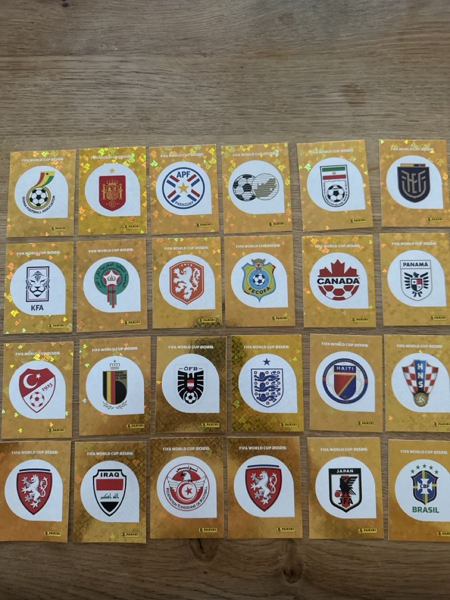 Panini Sammelbilder & Trading cards: panini wm 2026 div. wappen – Neu (gemäss Beschreibung) aus Urdorf von ML5411