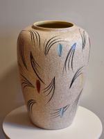 Scheurich 1950er, Vintage Keramikvase, 30 cm