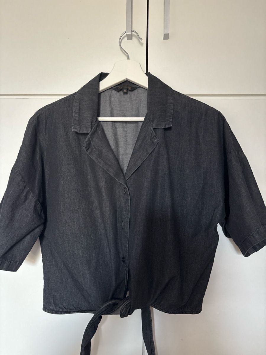 Herrlicher Camicette: Bluse Herrlicher Elonie Dunkelgrau Grösse S – Usato da Zofingen venduto da MasterPCI