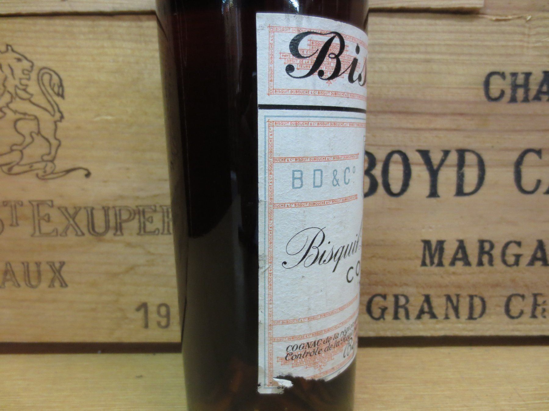 Spirituosen: Bisquit *** Dubouché Cognac bot. 60's – Neu (gemäss Beschreibung) aus Schöftland von Luxury-Store 2