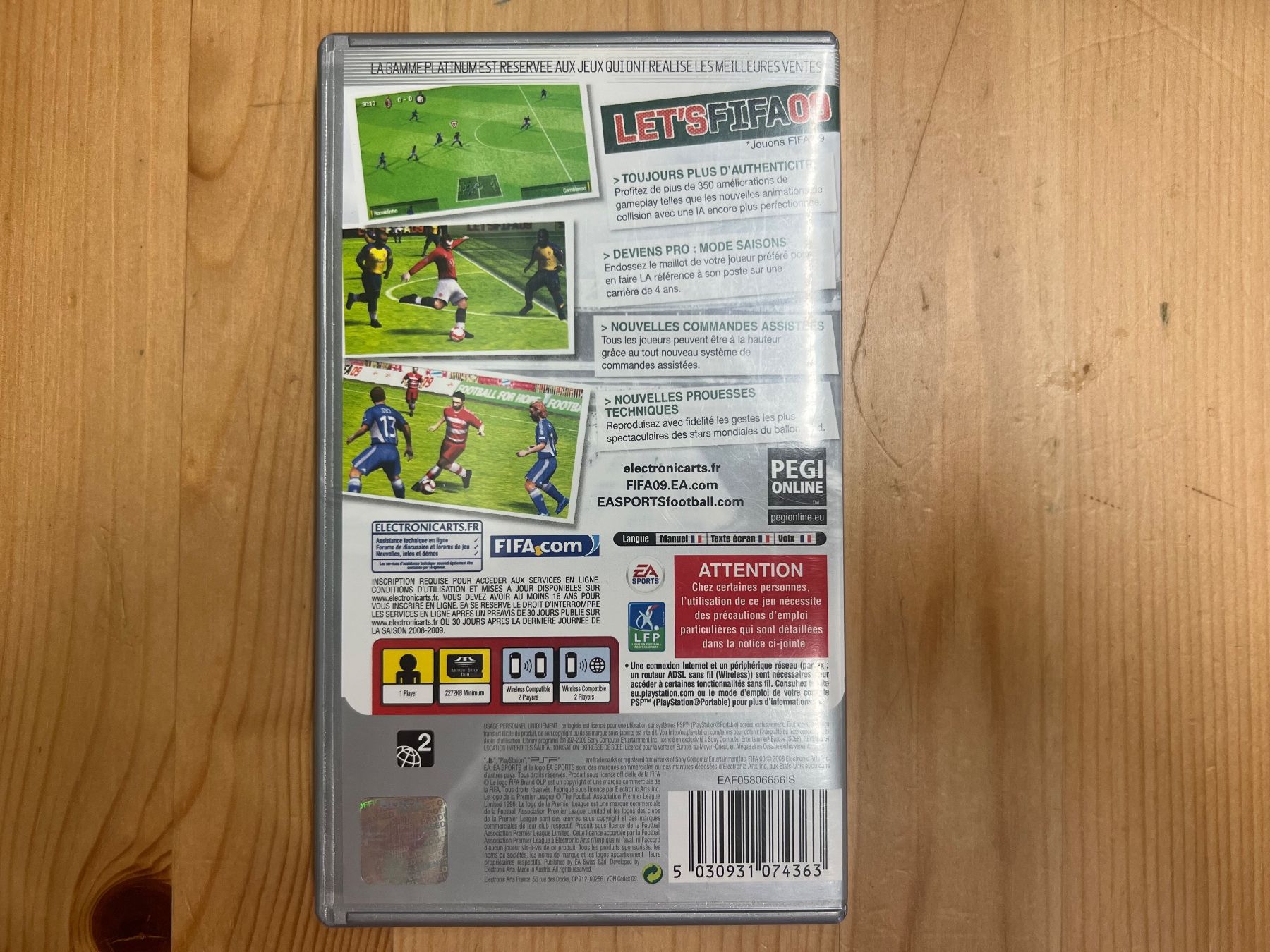 Sony Giochi: PSP FIFA 09 fr – Usato da st.gallen venduto da SoCre75 2