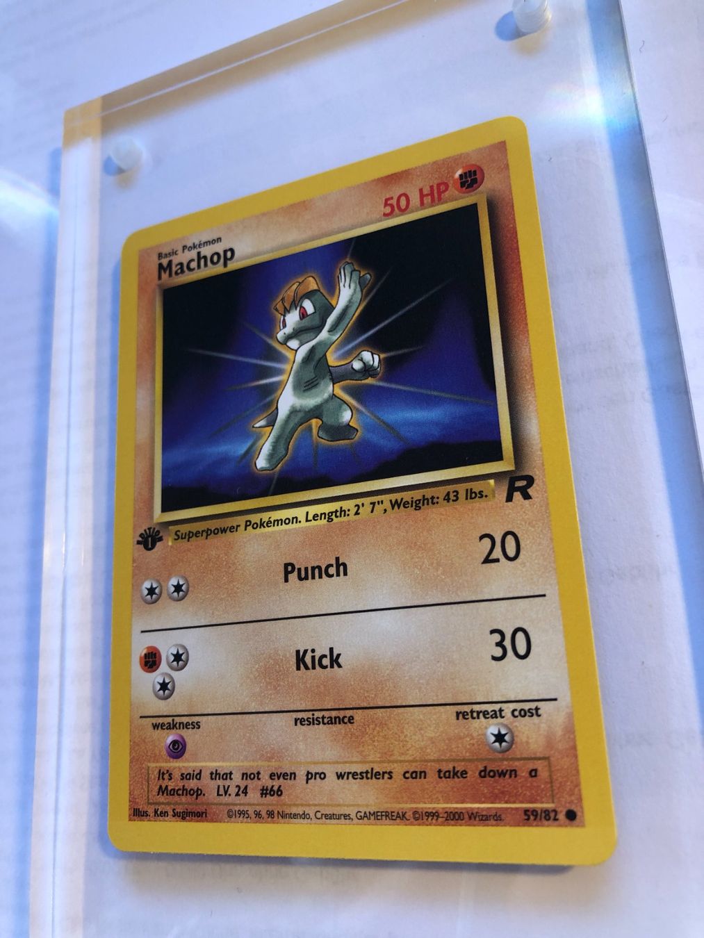Sammelbilder & Trading cards: Machop 1st Team Rocket - MINT - ab 1.- – Gebraucht aus Giubiasco von dan_pr8b 2