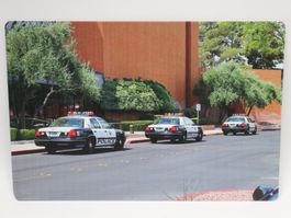 Blechschild U.S. Police Henderson, Ford Crown Victoria