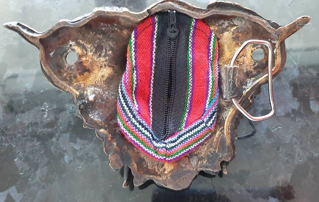 Fibbie per cinture: Gürtelschnalle "Drachenkopf" mit Geldfach – Usato da Neuhausen venduto da Senna4 2