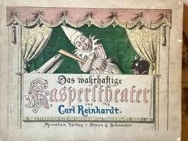 Kinderbuch, Kasperltheater handkoloriert, ca. 1893