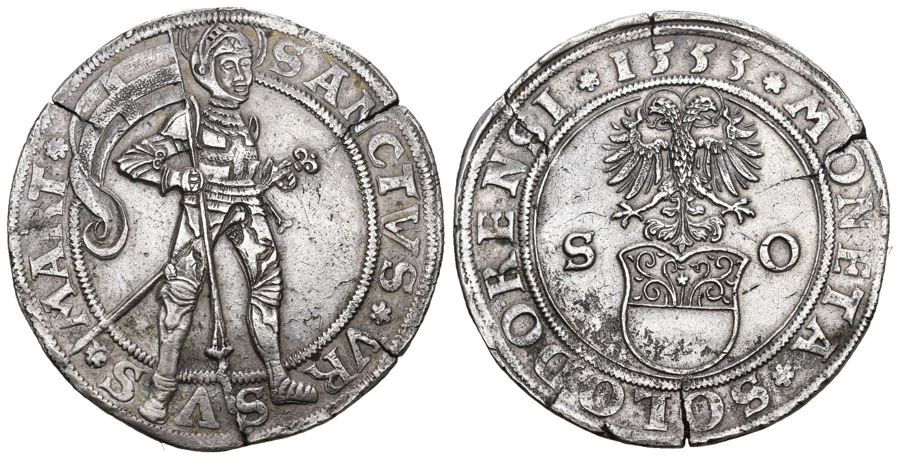Alle Münzen: Solothurn 1553 – Gebraucht aus Bern von numismatictops