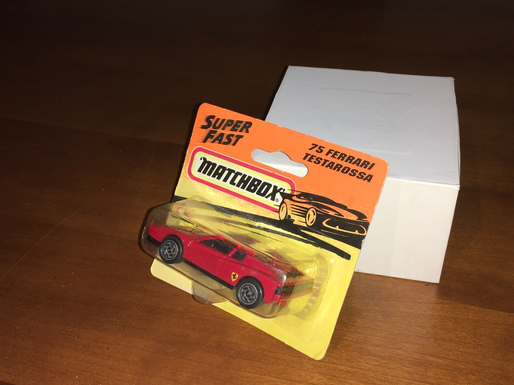 Matchbox Modellini d'auto: Ferrari Testaross Matchbox Super Fast 75 - Vintage!! – Nuovo (secondo la descrizione) da Wohlen AG venduto da PrivatSammlung 1