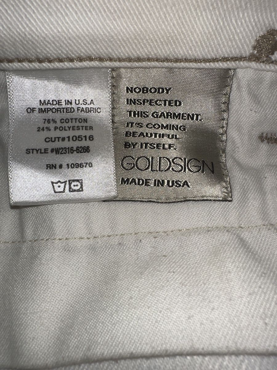 Pantaloni: Goldsign Jeans weiss Einfache Bundweite 41cm – Usato da St. Gallen venduto da mai_zpt7 2