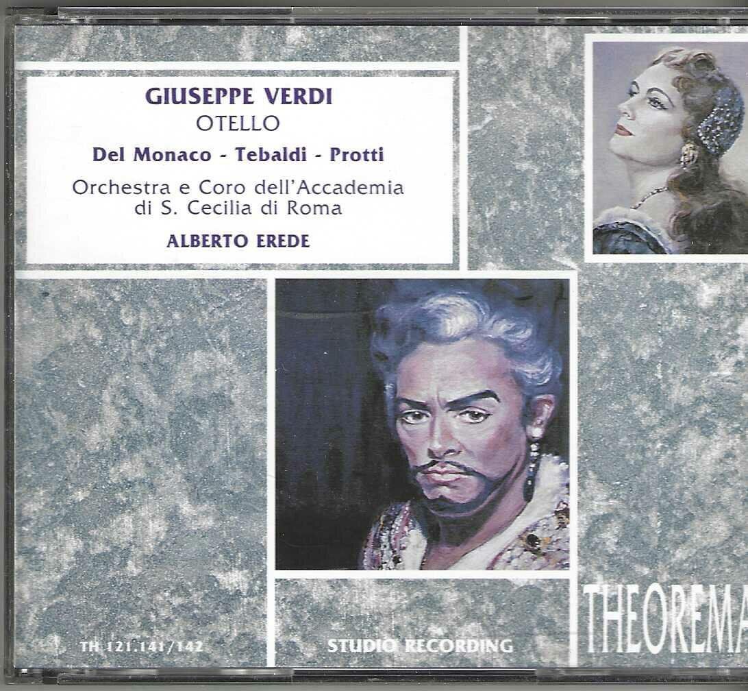 CDs: Verdi / Del Monaco/Tebaldi/Protti - Otello - 2 X CD – Gebraucht aus Genève von CDLPBookS