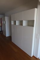 IKEA Bestå Schrankwand weiss Hochglanz – 2 Schränke
