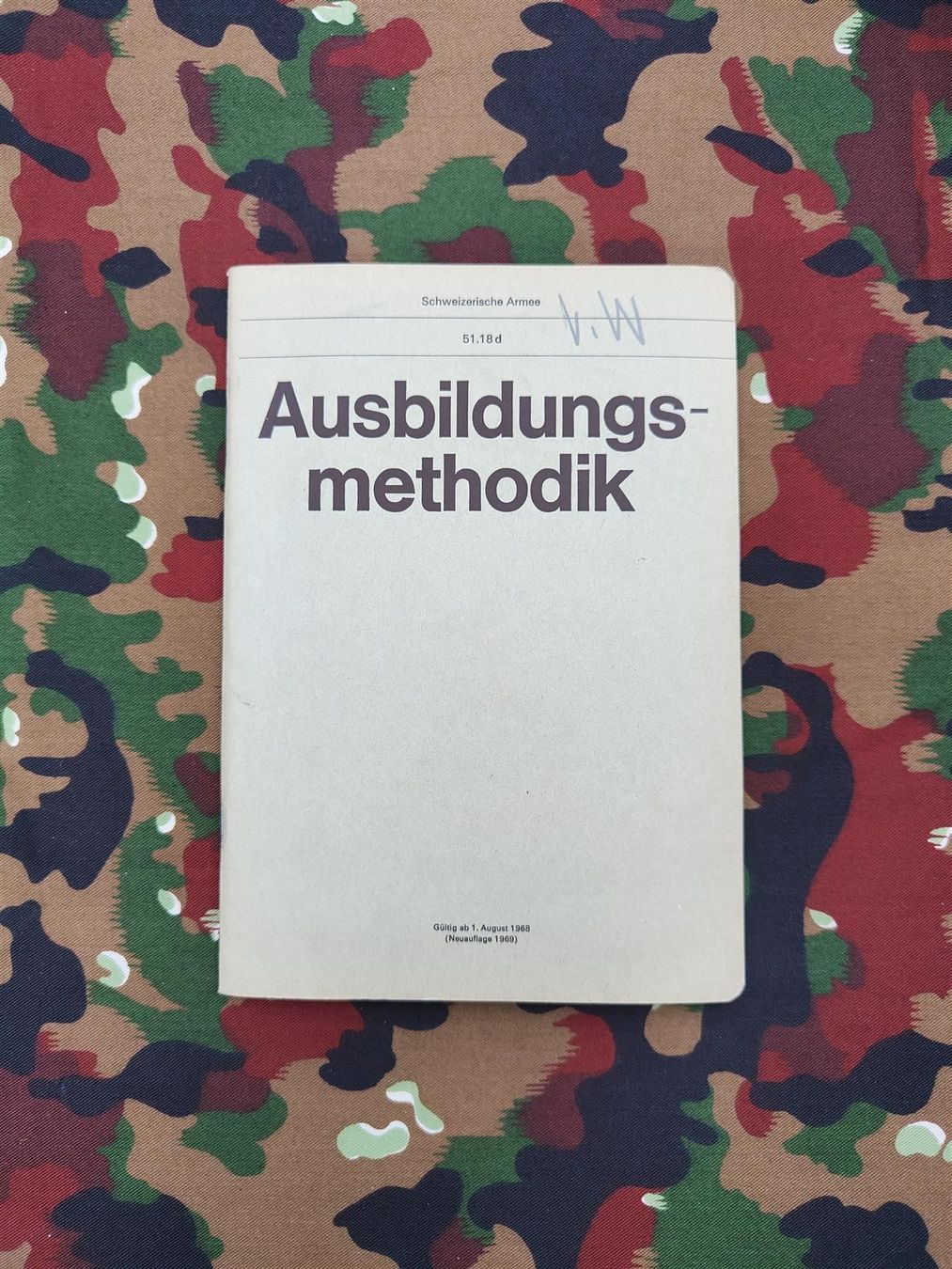 Libri: Reglement 51.18 d Ausbildungsmethodik – Usato da Bauma venduto da SwissMilitaria