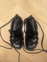 Schwarze Sandalen von Topshop Gr. 39