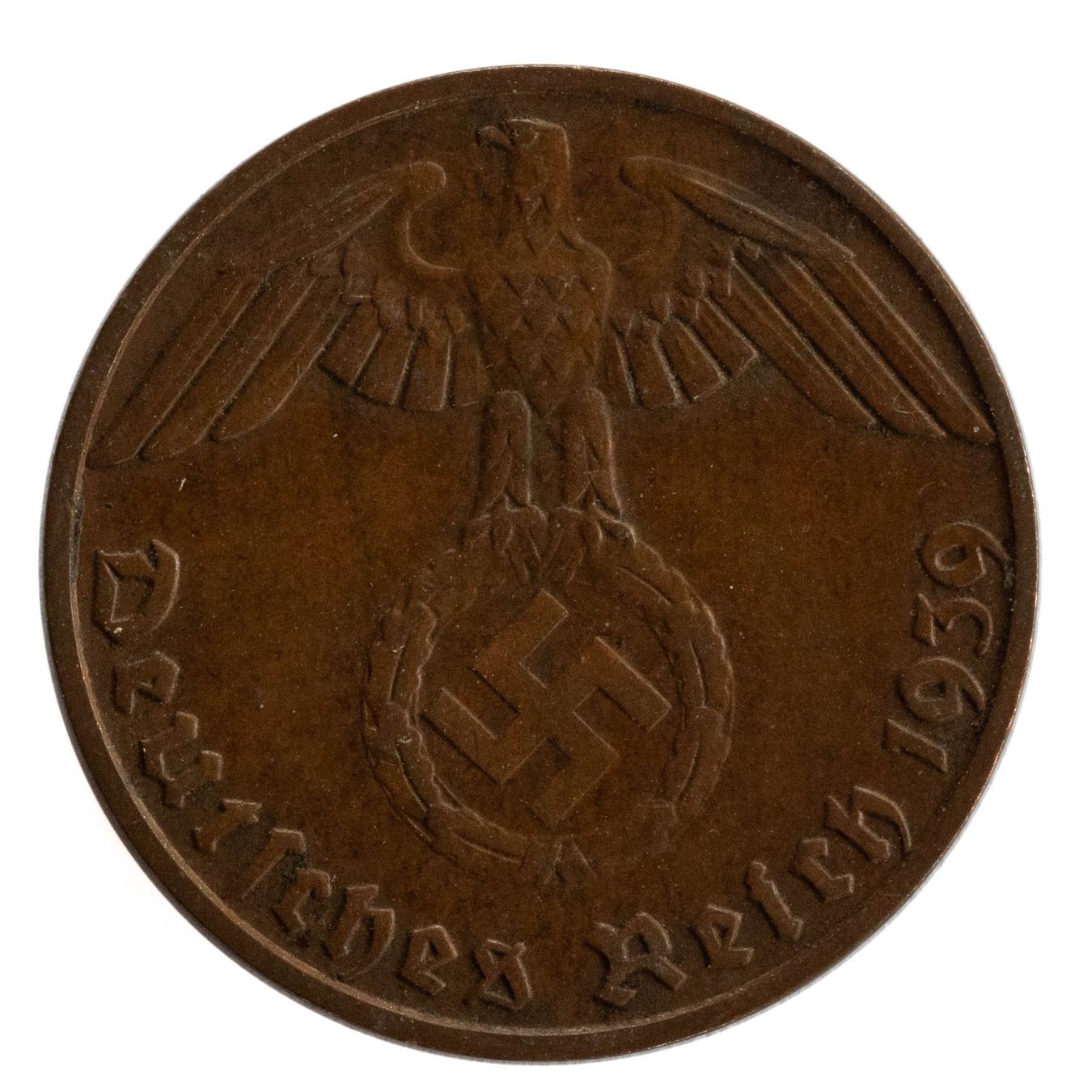 Tutti le monete: Deutschland - 1 Reichspfennig - 1939 - B – Usato da Rotkreuz venduto da num_6343 1