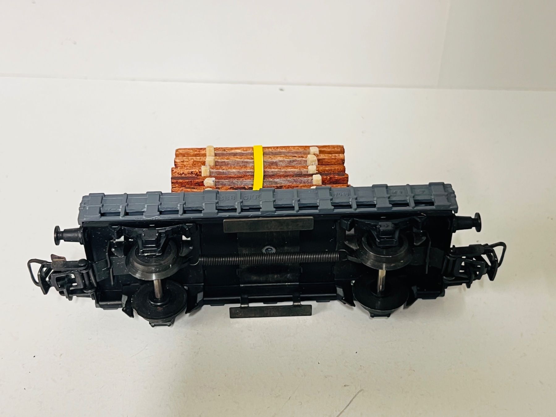 Hag Modellini di ferrovie: HAG SBB H0 DC beladen mit Holz – Usato da Geroldswil venduto da TopTrain54 5
