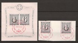 1943 : Block W14 und Einzelwerte : KP 170.--