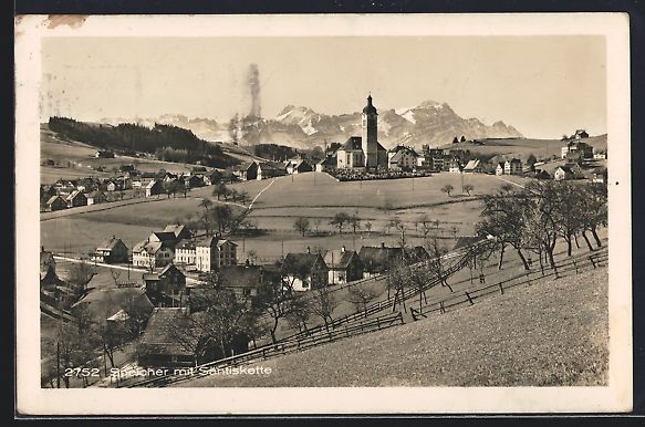 Cartes postales: AK Speicher, Ansicht mit Säntiskette – D'occasion à Berlin par bartko-reher