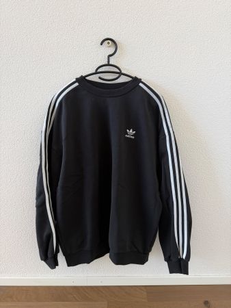 adidas Originals OVERSIZE CREW - Sweatshirt - black