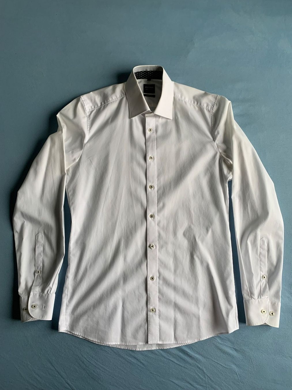 Camicie: Olymp Level 5 Herren Hemd weiss – Usato da Bremgarten b. Bern venduto da wup001