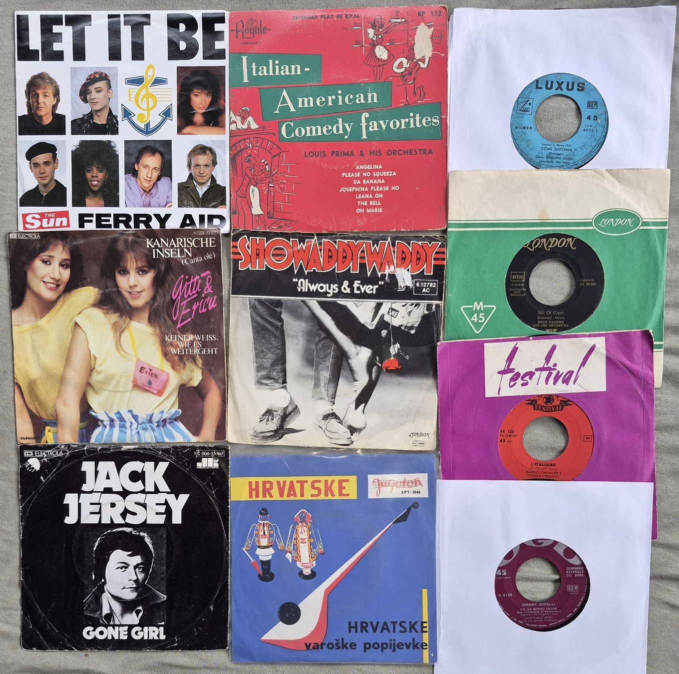 Dischi in vinile: 100 Singles divers – Nuovo (secondo la descrizione) da Onex venduto da X-Ray69 5
