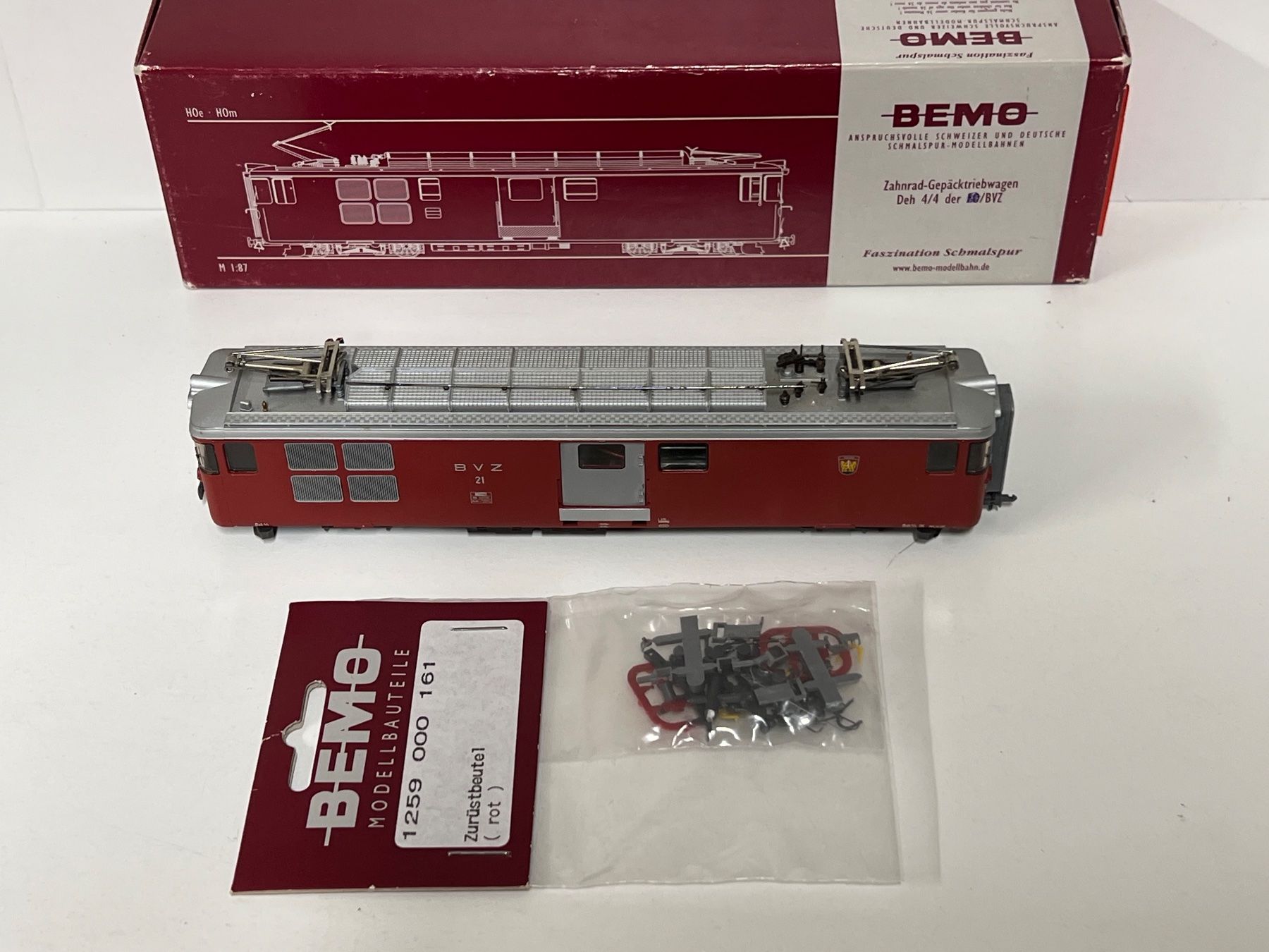 Bemo Modelleisenbahnen: Bemo BVZ Deh 4/4 21 rot – Gebraucht aus Neuenhof von ludovicco 1