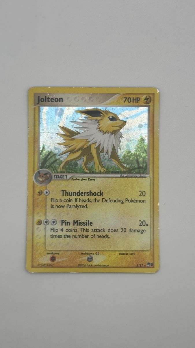 Pokémon Carte collezionabili: Jolteon Holo 3/17 Pop série 3 – Usato da Belprahon venduto da Rob_ain