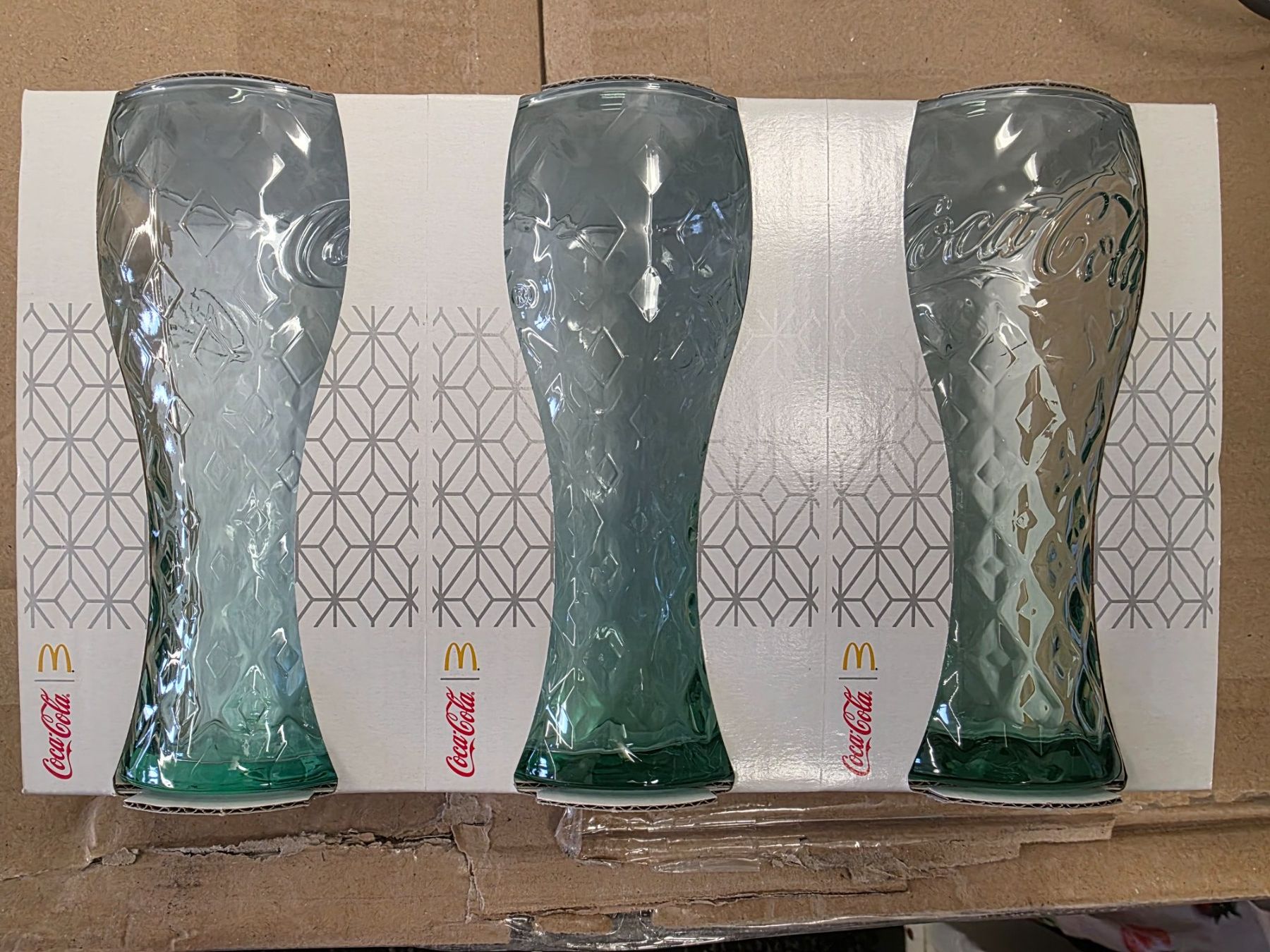 Coca-Cola Bicchieri: Cola Gläser Limited Edition 2014 – Nuovo e nell'imballaggio originale da Lostorf venduto da rubileo