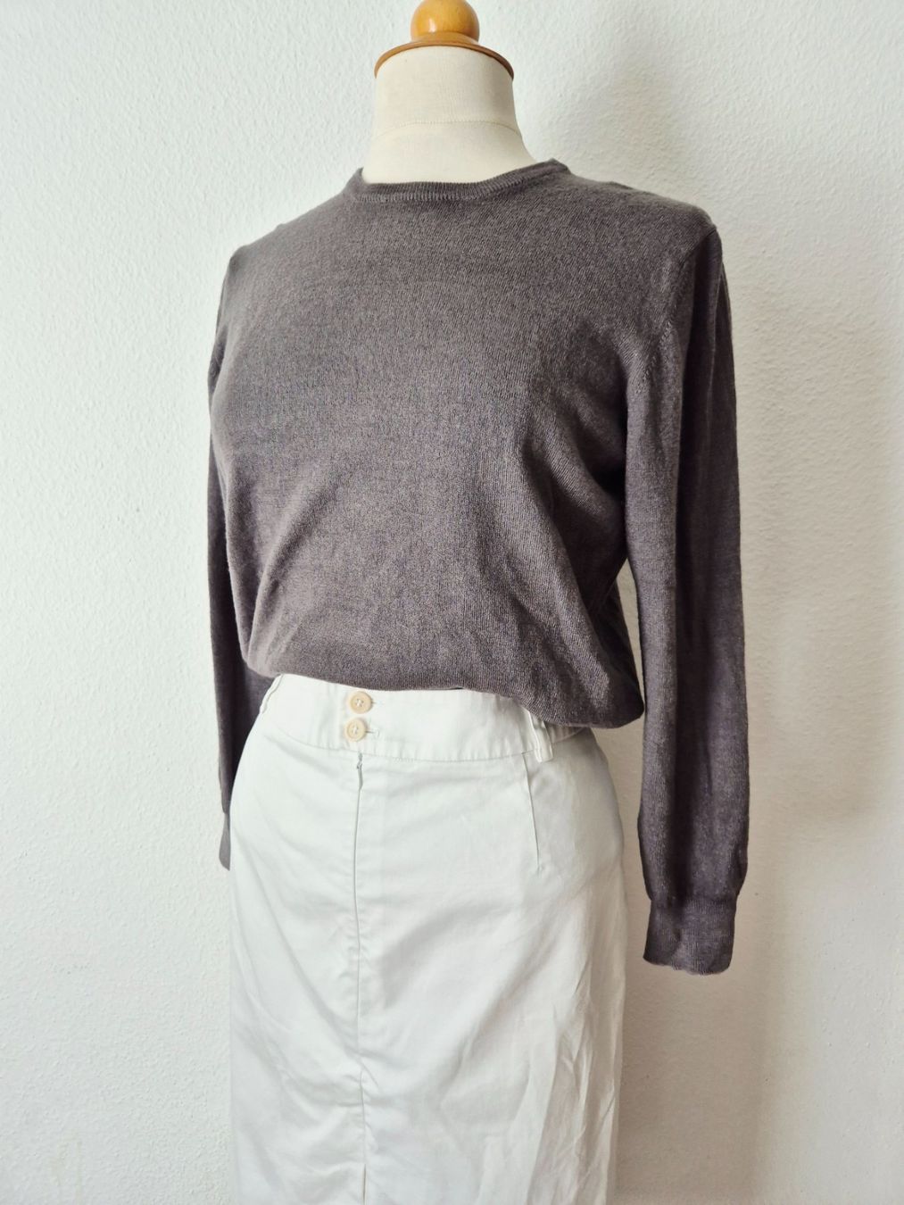 Fay Maglioni & Felpe: FAY PULLOVER PULLI M 38 TAUPE SCHURWOLLE,  TOP ZU NOÏ ROCK – Usato da Elsau venduto da the-colorful-side 6