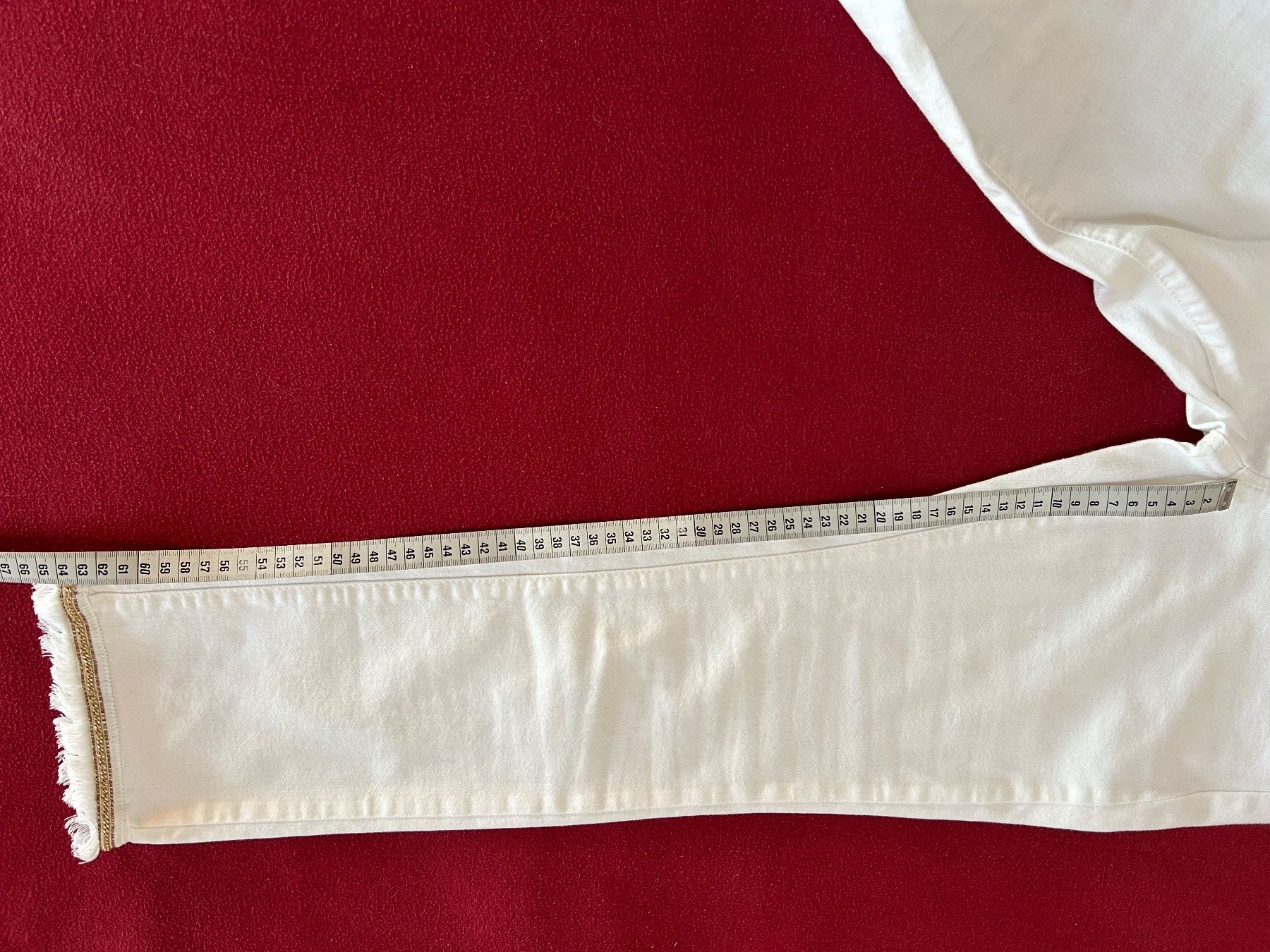 Marc Cain Pantaloni: Marc cain, Hose weiss, N2, gebraucht – Usato da Uetikon am See venduto da Buerchi 5