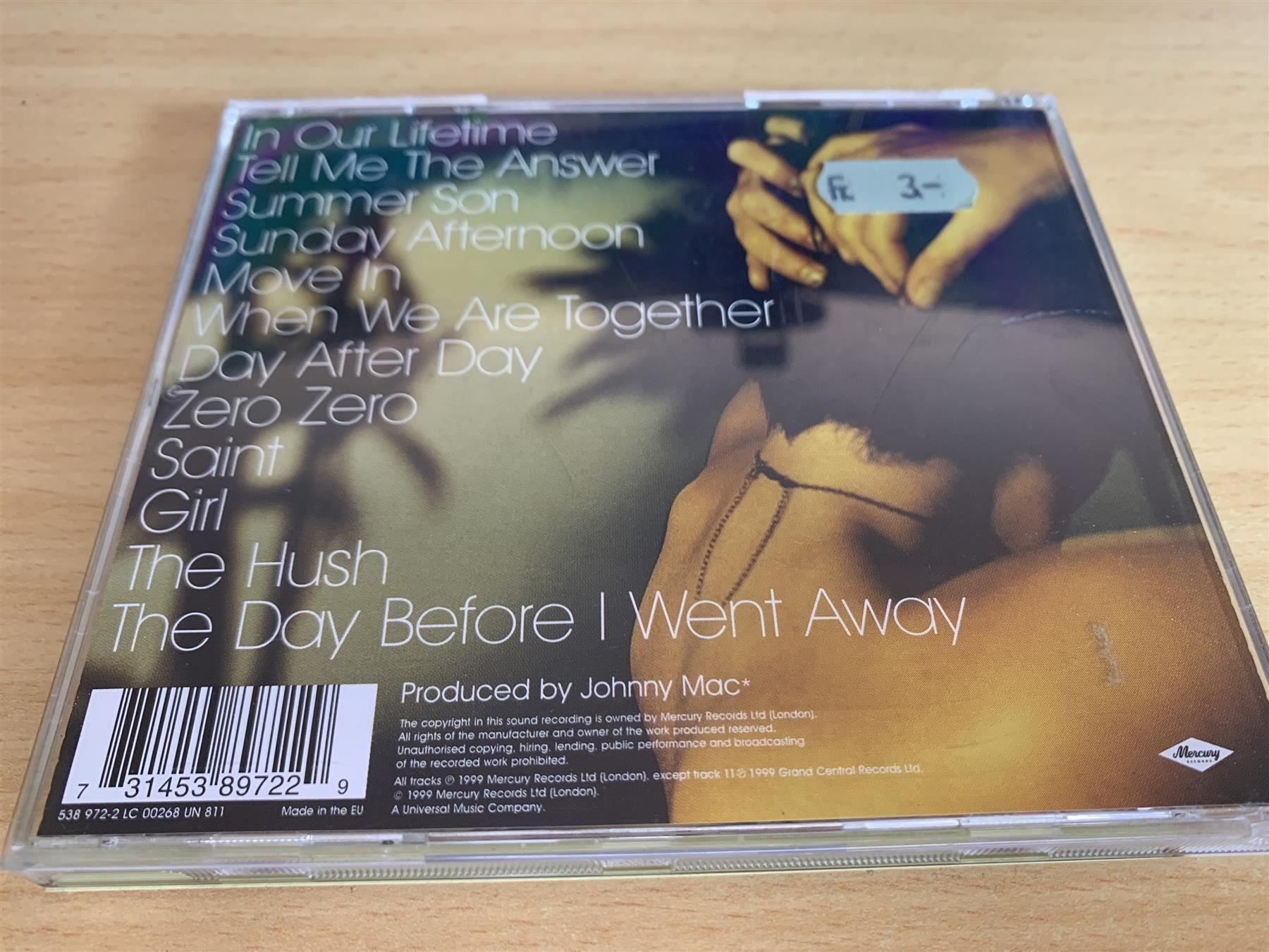CD: Texas – The Hush – Usato da Rikon im Tösstal venduto da Alpenmutz 1