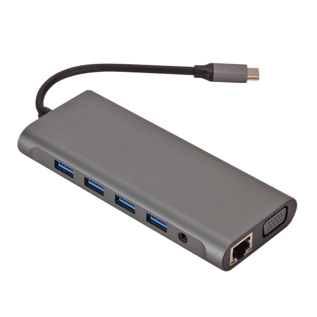 Laufwerke & Adapter: 12 Ports Docking Station USB C Hub – Neu (gemäss Beschreibung) aus Thun von nuonuo 6