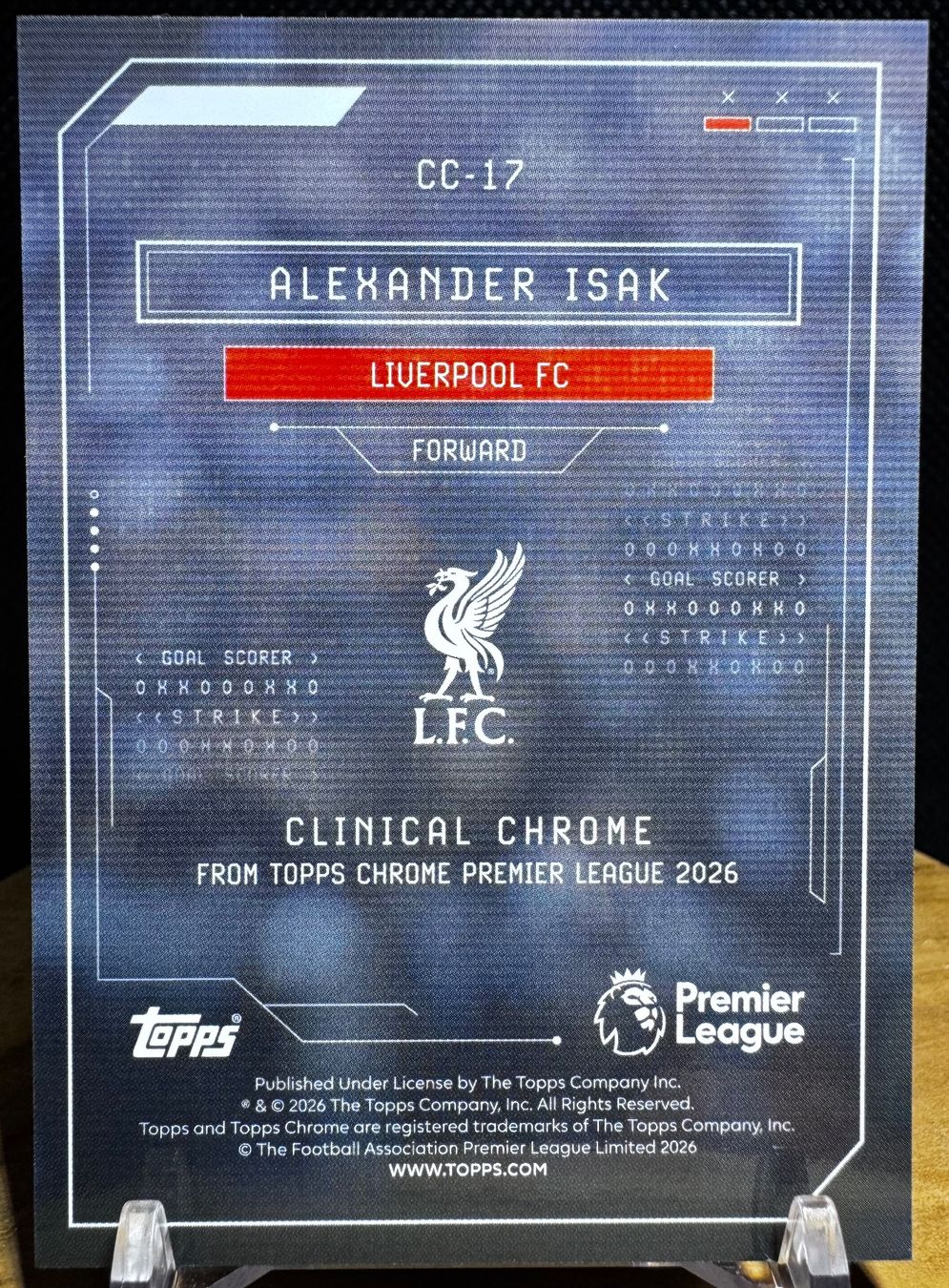 Topps Cartes à collectionner: 25-26 Topps Chrome EPL Alexander Isak Clinical Chrome Insert – D'occasion à Reconvilier par Cardito 1