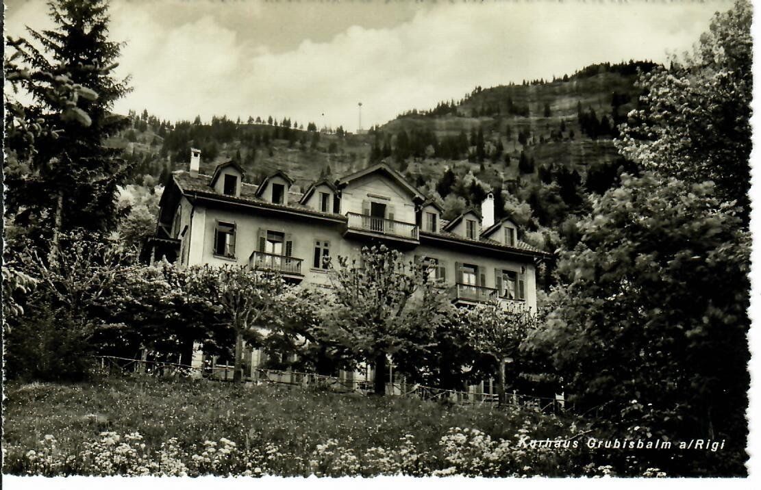 Cartoline postali: Kurhaus Grubisbalm Rigi – Usato da Hochdorf venduto da Ziegel-16
