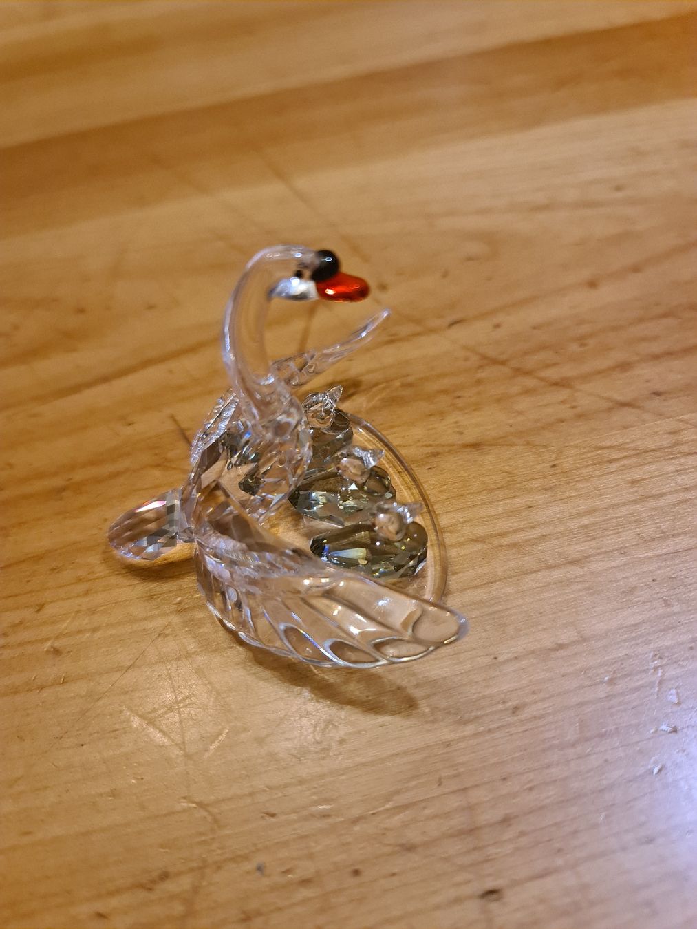 Swarovski Statuette: Swarovski Figur Schwäne  – Usato da henau venduto da Rockj 1