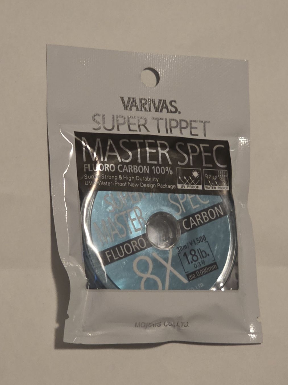 Tamburi & Mulinelli: Fluorocarbon Varivas 0,09mm – Nuovo e nell'imballaggio originale da Degersheim venduto da HookedOnTheFly