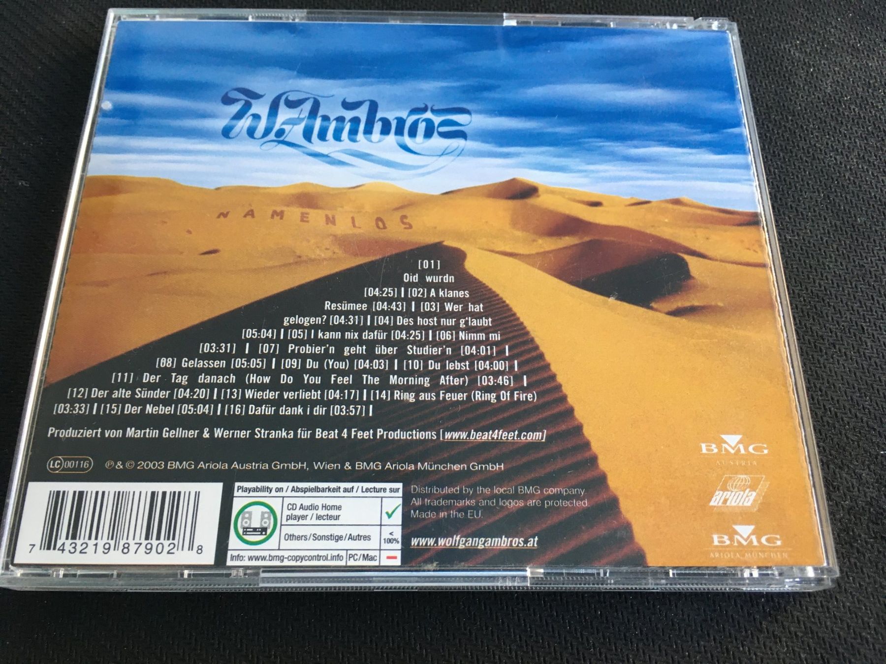 CD: W. Ambros - Namenloos -CD- – Usato da St.Gallen venduto da MedienJoe 2