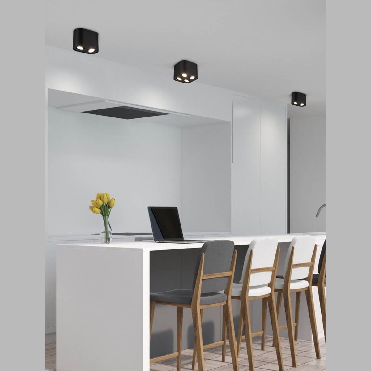 Lampade: Deckenleuchte, Schwarz, 17 cm x 9 cm – Nuovo (secondo la descrizione) da Kreuzlingen venduto da Smart-Light 1