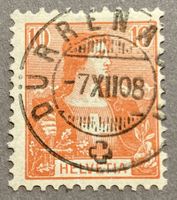 104 Vollstempel Dürrenroth, Farbe orange-rot