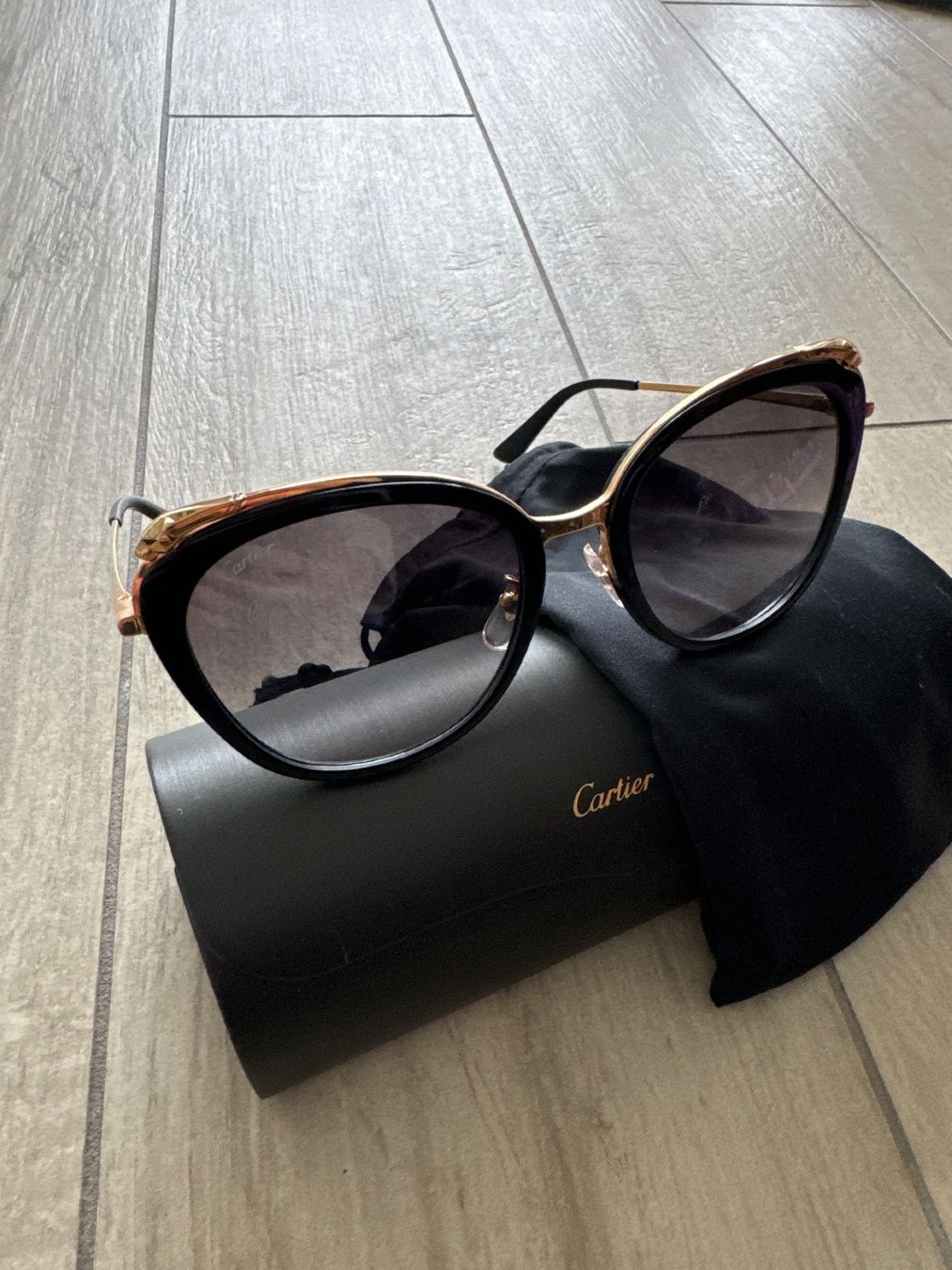 Cartier Brillen & Gläser: Lunettes de soleil Cartier Panthère neuf – Neu und originalverpackt aus Genève von lau_2vsb