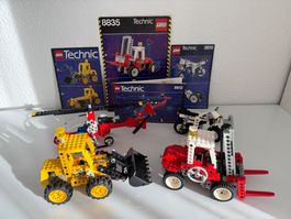 Lego Technic Konvolut 8835, 8810, 8812, 8828 mit Anleitungen