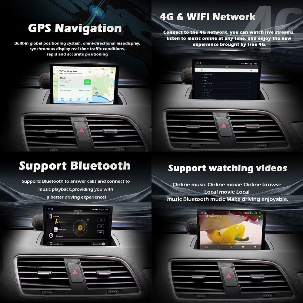 Navigatori: Audi Q3 Android Blidschirm Carplay RDS Autoradio RMC – Nuovo e nell'imballaggio originale da Chiasso venduto da online.shop 8