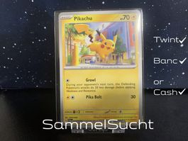 Pokemon ⚡ Pikachu Einzelkarte #18 Paldean Fates ⚡♦