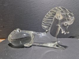 Murano Glas Pferd ca. 1950er bis 1970er Jahre