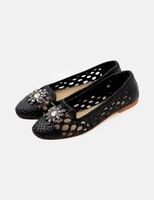 Gioseppo Woven Leather Flats Size 38 Used