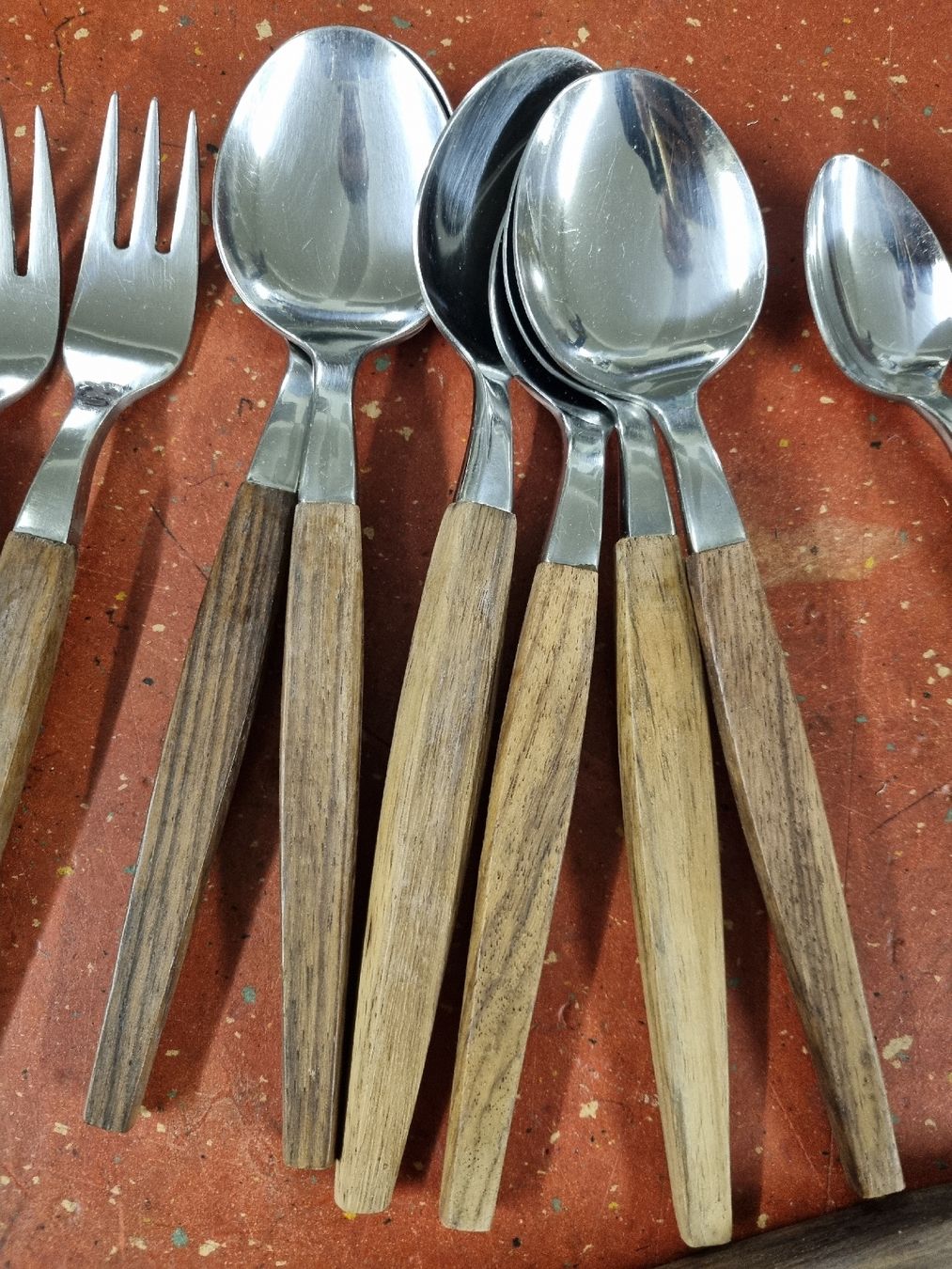Set di posate: Teakholz-Besteckset vintage – Usato da Ostermundigen venduto da vintage60 2